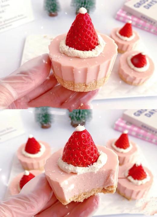 圣诞节冻芝士杯子蛋糕下午茶点心 商品图3