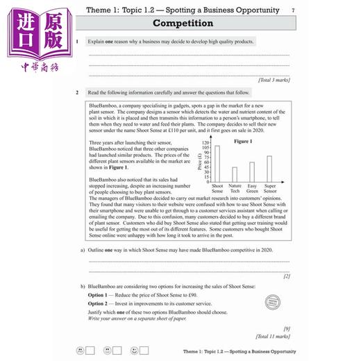 【中商原版】英国CGP New GCSE Business Edexcel Exam Practice Workbook (includes Answers) 商品图2