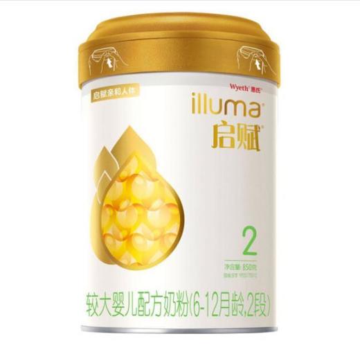 惠氏启赋蕴淳较大婴儿配方奶粉2段850g/罐 商品图0