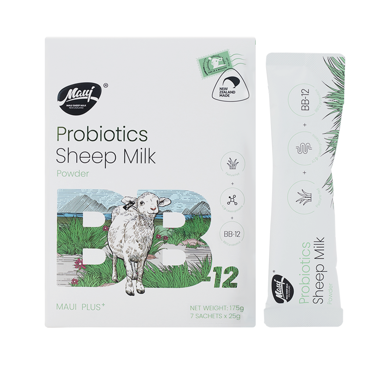 Maui牧怡新西兰进口乳酸菌绵羊奶粉