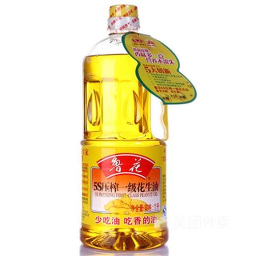 鲁花5S压榨花生油（瓶）1L 商品图0
