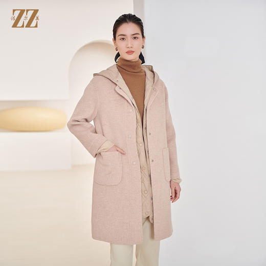 佐尔美冬季新款 气质双面呢套装100%绵羊毛双面呢女E34SM17 商品图2