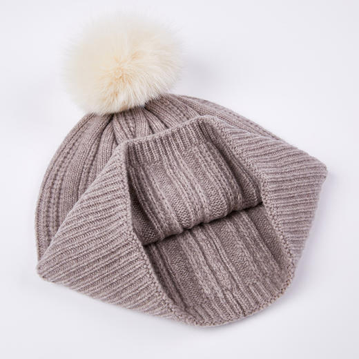 【100羊毛】罗蒙帽子秋冬季女韩版可爱百搭纯色毛线帽情侣针织尖尖帽 商品图6