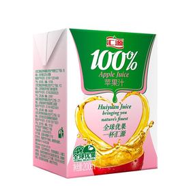 汇源100%苹果汁200ml/盒