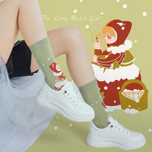 【人文之宝】安徒生童话袜子礼盒第二辑（一盒5双，赠贴纸） 商品图2