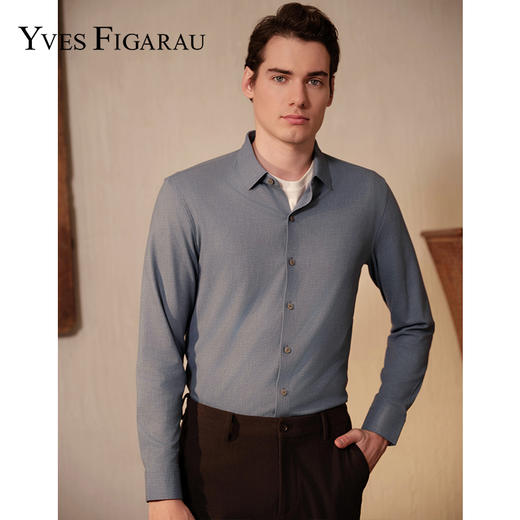 YvesFigarau伊夫·费嘉罗休闲长袖衬衫962309 商品图0