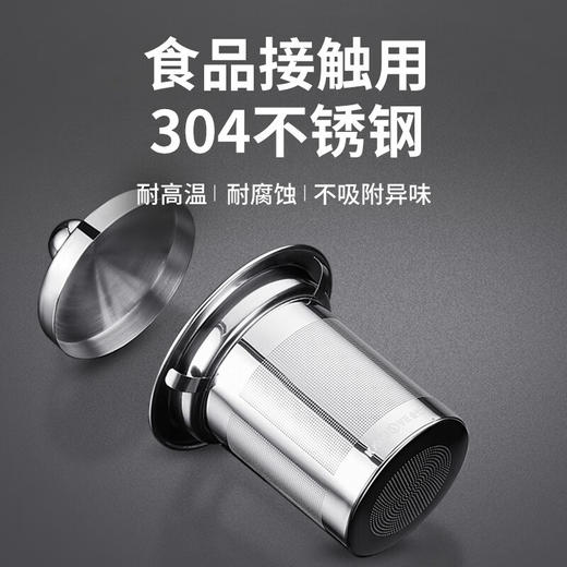 金灶A-01飘逸杯加厚玻璃泡茶壶茶壶不锈钢过滤内胆茶壶办公室茶具花茶壶A-03 商品图7