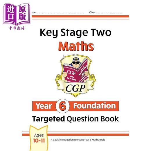 预售 【中商原版】英国CGP KS2 Maths Targeted Question Book: Year 6 Foundation 商品图0