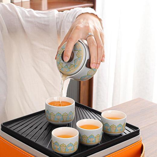 陶瓷功夫旅行茶具套装便携式泡茶快客杯商务伴手小礼品 商品图3