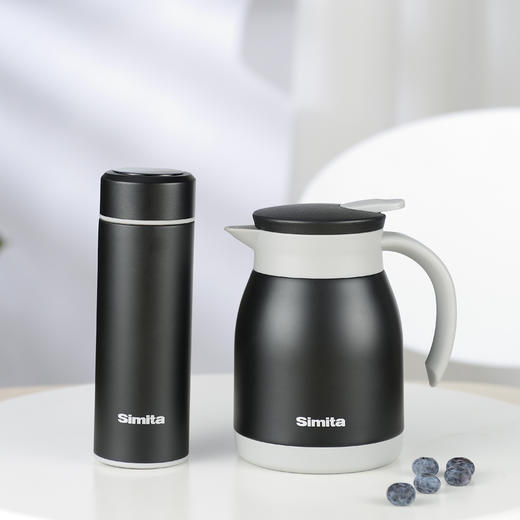 施密特（simita）保温壶保温杯304不锈钢迷你便携套装长礼盒包装送礼 红色 MTZ1006 商品图4
