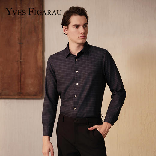YvesFigarau伊夫·费嘉罗休闲长袖衬衫962325 商品图0