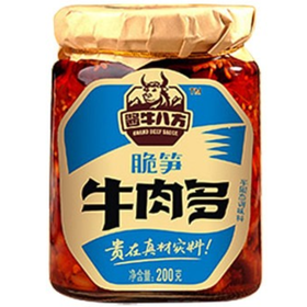 酱牛八方脆笋牛肉多200g/瓶