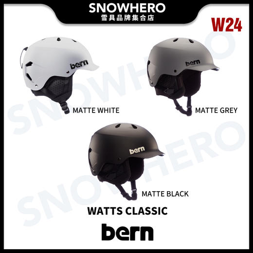 2324 BERN Watts Classic 滑雪头盔 商品图0