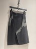 WSK02-1121-1  JUNLI黑金色不对称设计半裙  [   ] 商品缩略图0