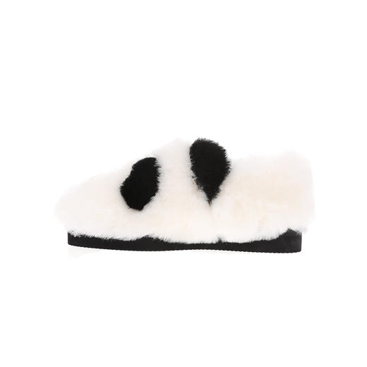 sheme国宝小白系列进口羊毛熊猫元素温暖舒适羊毛童鞋可定制 商品图1