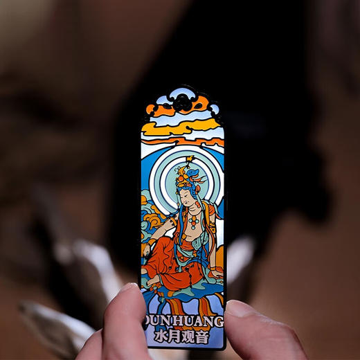 敦煌文创 琉璃书签国潮文艺古典中国风 男女生日毕业礼物母亲节礼品 鹿王本生 商品图2