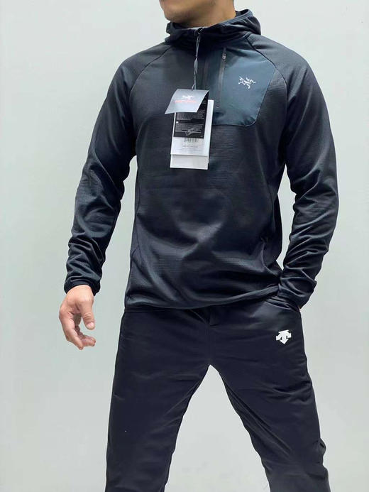 始祖鸟* ARCTERYX/Delta MX 1/2 Zip Hoody半拉链连帽抓绒衫 商品图11