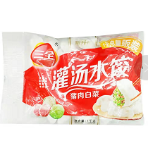 三全猪肉白菜灌汤水饺1kg/袋