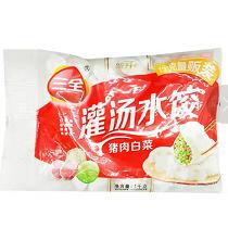 三全猪肉白菜灌汤水饺1kg/袋 商品图0