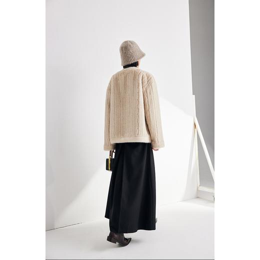 【定制15天】法式小香风皮草大衣外套女2023秋冬季新款气质百搭短款上衣 商品图3