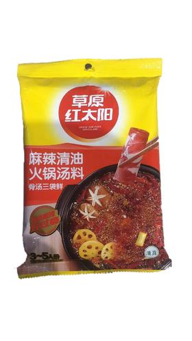 草原红太阳麻辣清油辣汤火锅汤料220g/袋