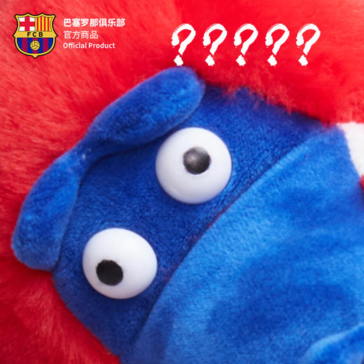巴塞罗那俱乐部官方商品 | 巴萨龙年丑萌毛绒玩偶一条好龙足球迷 商品图3