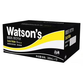 屈臣氏苏打汽水330ml*12/盒