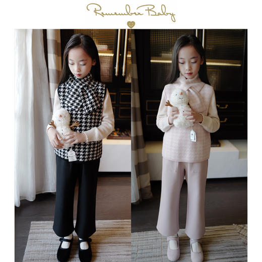 现货 / ETERNITY羊绒背心+围巾 PEACE法式直筒裤 | 康赛妮100%羊绒 进口面料制 商品图0