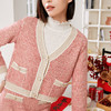 玳莎小香风羊毛针织套装女2023年冬季新款优雅高级氛围感毛衣开衫  DD33316/DD34303 商品缩略图3