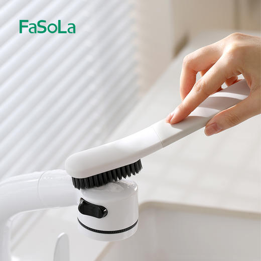 FaSoLa防滑鞋刷子洗鞋家用软毛刷不伤鞋板刷鞋神器多功能清洁刷 商品图7
