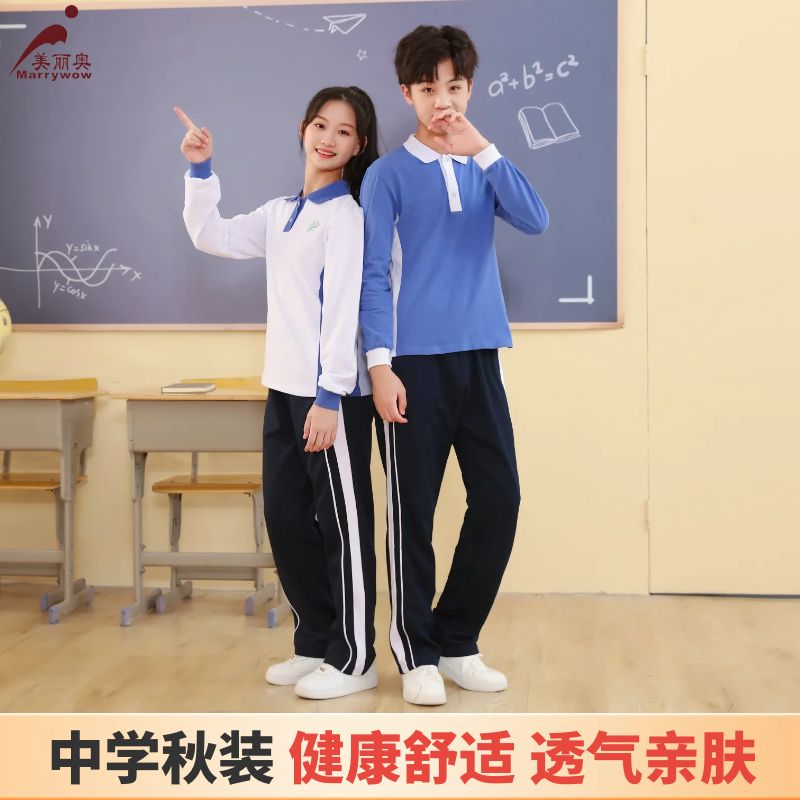 【中学生秋装】 深圳教育局 深圳校服中学男女生秋衣 普通款