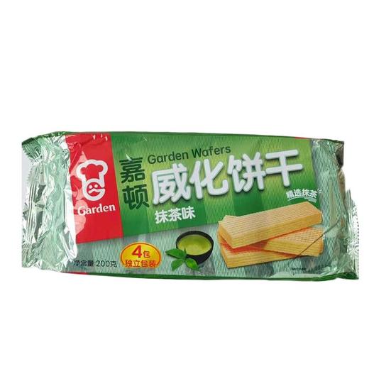 嘉顿抹茶味威化饼干200g/袋 商品图0
