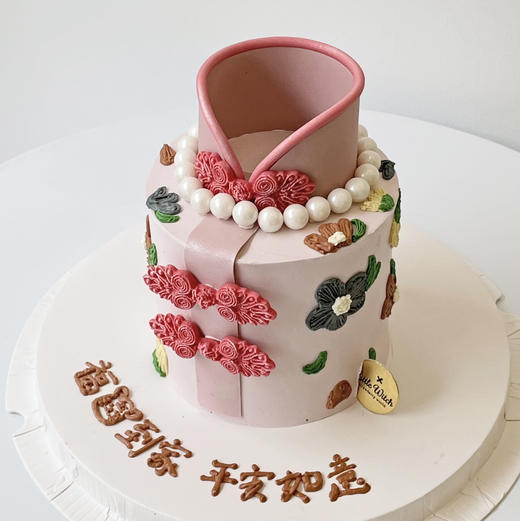 LITTLE WITCH 新中式 旗袍 刺绣风蛋糕 商品图1