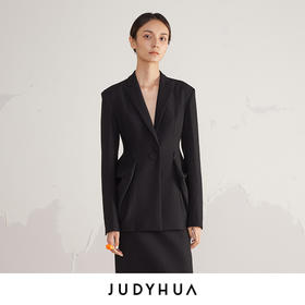 JUDYHUA 立体几何修身西装