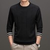 羊毛混纺秋冬季针织衫男式中年新款简约休闲圆领毛衣百搭潮流打底衫男 商品缩略图2