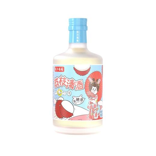 兔子喔喔荔枝清酒（发酵酒）300ml/瓶 商品图0