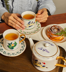 魔法花园茶具组 茶壶680ml/杯240ml