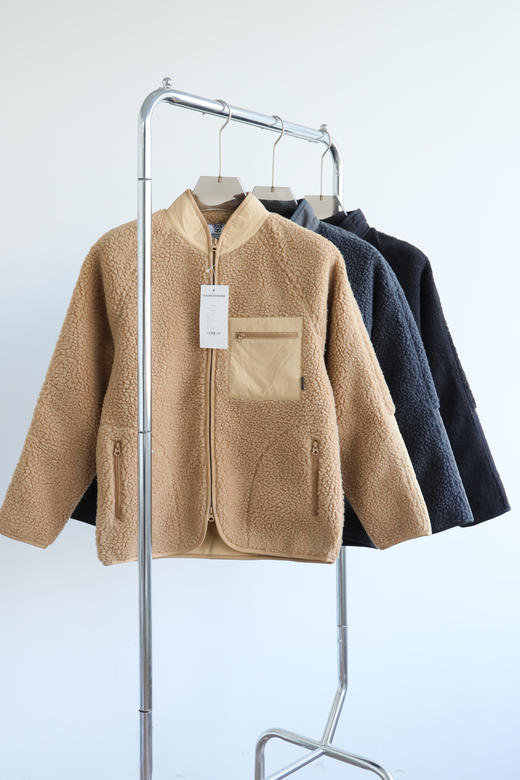 日单F.D.B 山系休闲仿羊羔绒夹克秋冬男女外套 WT670 商品图3