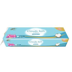 清风云柔纯品4层*110g*14卷*6无芯卷1540g/提