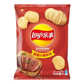 乐事薯片得克萨斯烧烤味135g/袋