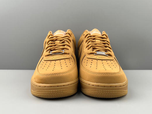秋冬特惠💰420 Supreme X NK AIR Force 1 Low 空军一号联名 小麦色 商品图5