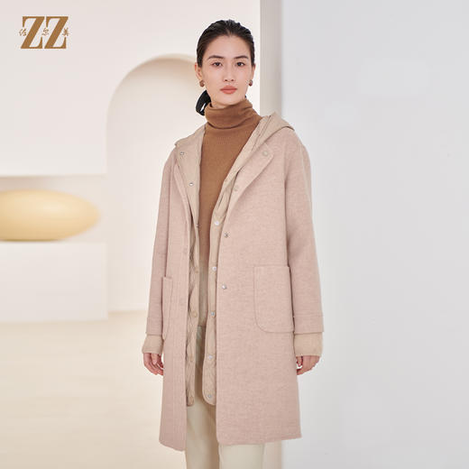 佐尔美冬季新款 气质双面呢套装100%绵羊毛双面呢女E34SM17 商品图0