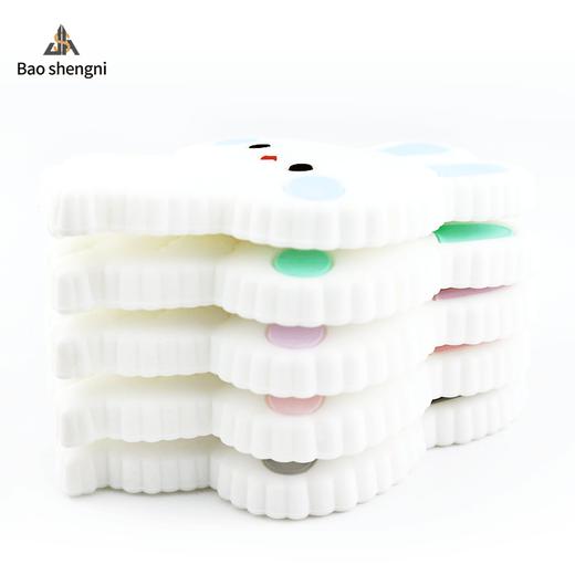 【美国FDA认证，宝宝放心啃咬！】新款硅胶婴儿牙胶母婴用品，滴胶兔子硅胶宝宝咬咬乐磨牙棒磨牙器，贴心设计也美观，不易粘毛，沾灰尘，容易清理清洁！ 商品图4