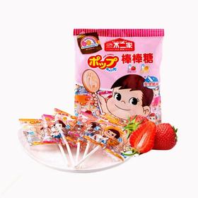 不二家8支奶茶牛奶棒糖（袋）46g