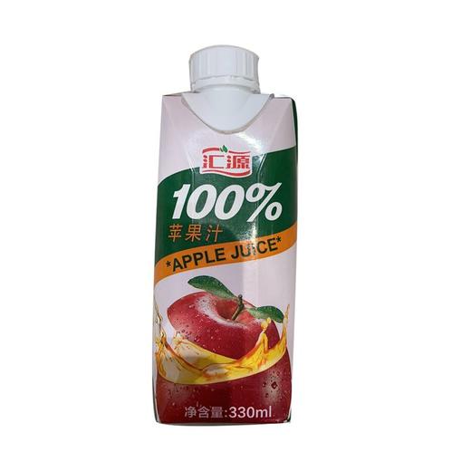 汇源利乐100%苹果汁330ml/盒 商品图0