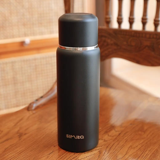 施密特（simita） 德国新款网红闷茶杯316不锈钢老白茶焖泡杯男女随行水杯礼品刻字 MBW6007-058A（316不锈钢） 商品图1