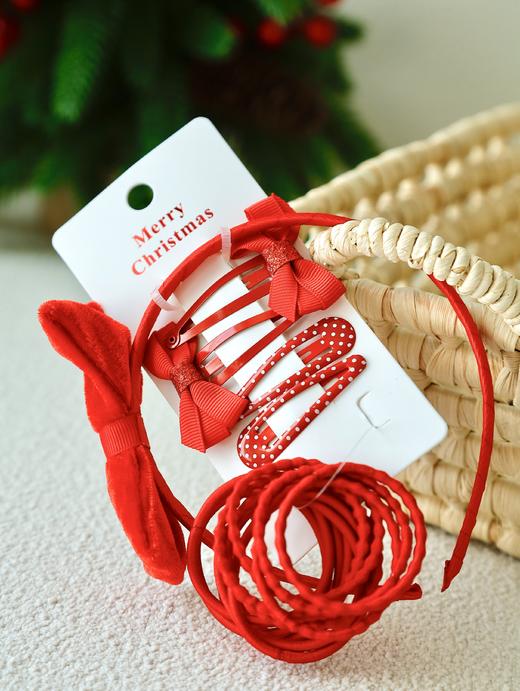 【Lucky Doris圣诞发饰】圣诞季来临，这些发饰不能错过✨快给女儿们打扮起来！ 😍氛围感满满的圣诞系列发饰~ 🎀发箍、发夹、发绳都有 商品图3