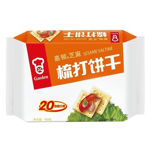 嘉顿优惠装芝麻梳打420g/袋 商品图0