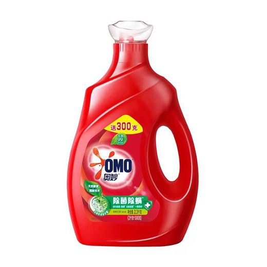 奥妙OMO天然酵素洗衣液除菌除螨2kg+300g/瓶 商品图0
