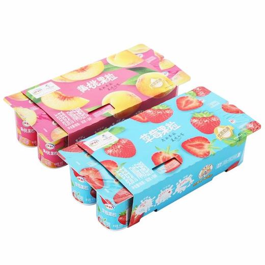 伊利草莓果粒发酵乳八连杯 商品图0